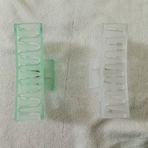 Korean Transparent Frosted Clutcher Hair Claw Clip