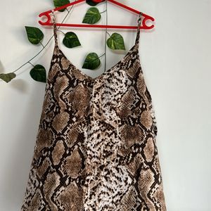 Snake Print Top