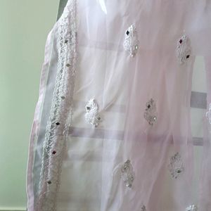 Chickenkari Georgette Kurti