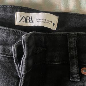 Zara Black Flare Jeans