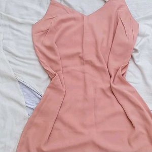 Peach Dress