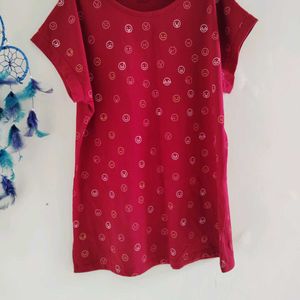 Red Backprint Tshirt