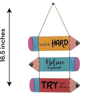 Work Hard Believe in yourself Quote Wall Hanging