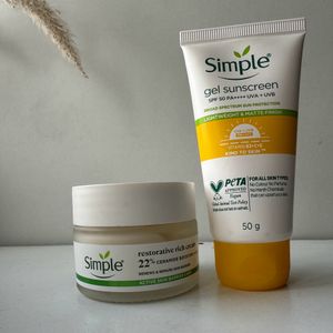 Simple Sunscreen & Rice Cream