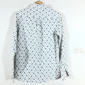 White&Blue Printed Shirt(Men’s)