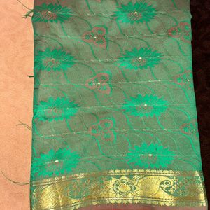 Green Saree