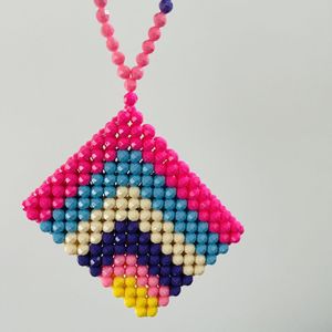 Multicoloured Beaded Wallet