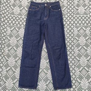 H&M 90's Blue Straight Fit Jeans