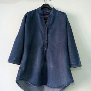 Denim Dark Blue Top