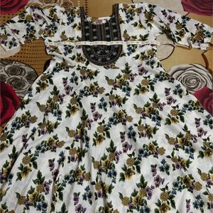 New Floral Umbrella Xxl Kurti