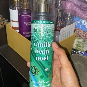 Bath and body works mist Vanilla bean noel