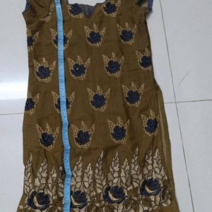 Fabulous Stitched Cotton A Line Kurthi