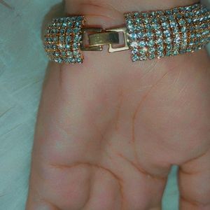 Set Of Crystals Bracelet And Ring