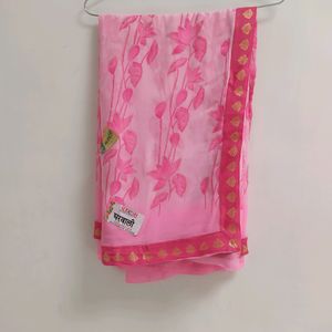 New Pink Saree