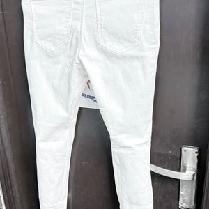 H&M White Denim Euro 38