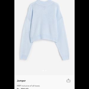 H&M Light Blue Jumper.