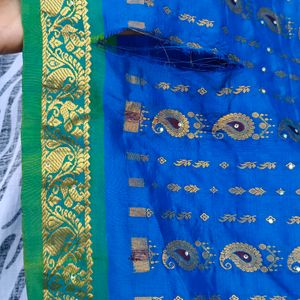 pure Kanchi pattu saree