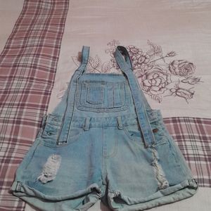 Denim Short Dungaree