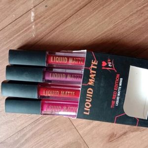 Beauty Matte Liquid Lipstick Combo 4 In 1 Pack