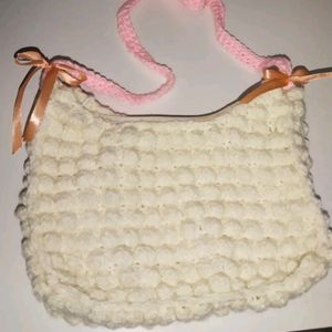 Crochet Bubble Shoulder Bag!!