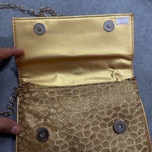 Golden Sling Bag