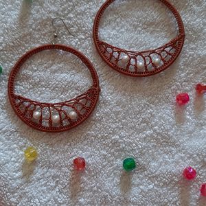 Crochet Dream Catcher Earrings