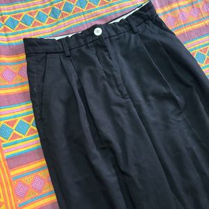 High Waisted Black Formsl Trouser