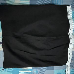 A Black Mini Skirt