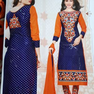 Ayesha Cotton Dress Material Catalogue Piece