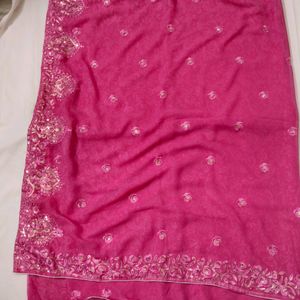 Beautiful Pink Saree