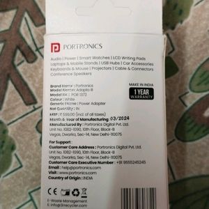 Portronics Charger