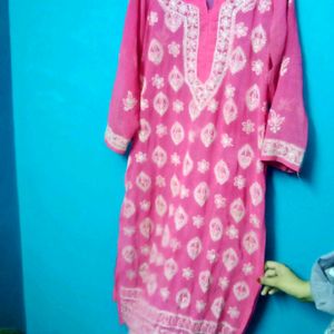 Chikankari Kurta With Inner