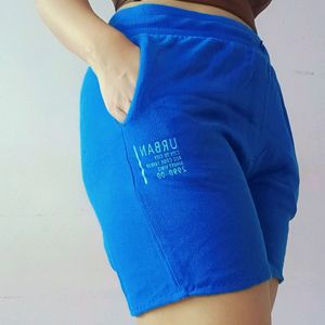 Blue Jogger Short