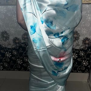 Pure satin new saree