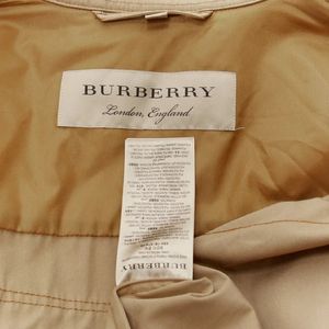 BURBERRY brown corduroy padded pocketed Jacket