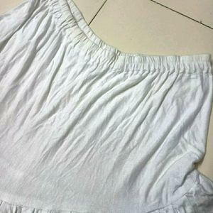 White Dhoti Pattern Patiala/Bottom Wear For Women