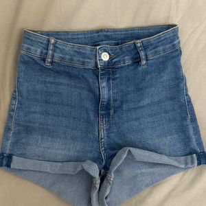 H&M Denim Shorts High Waisted Brand New