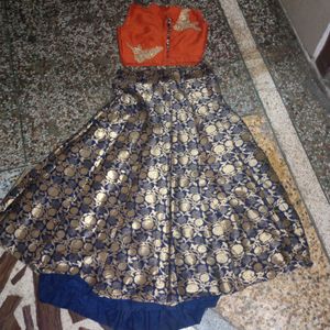 Lehnga Choli (S)Size Fully Stiched