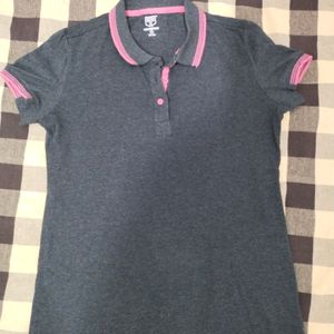 Teamspirit Polo Neck T-shirt