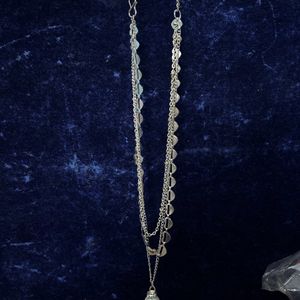 Three layer silver chain