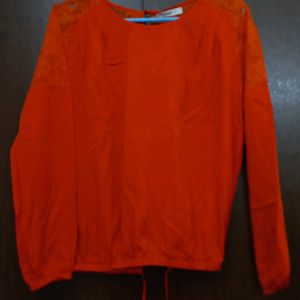 Orange Uniqe Top