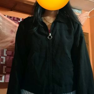 Black Jacket/ Winter Coat For Woma