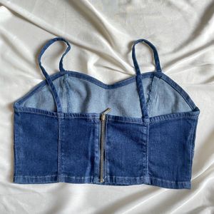 Nuon Denim Bralette Top