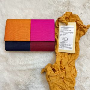 Fabindia Clutch With Free Dust bag