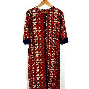 Brown Printed Kurta (Women's)