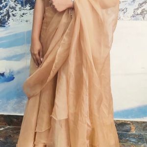 Ruffle Saree