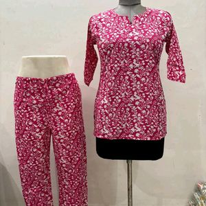 Co-ord set (100%cotton)