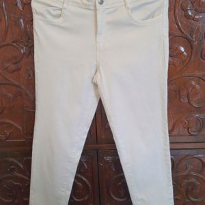 Stain Free Unused White Denim