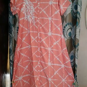 Beautiful Peach Kurta