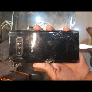 Samsung Note 8 Only Display Damage And Back Panel